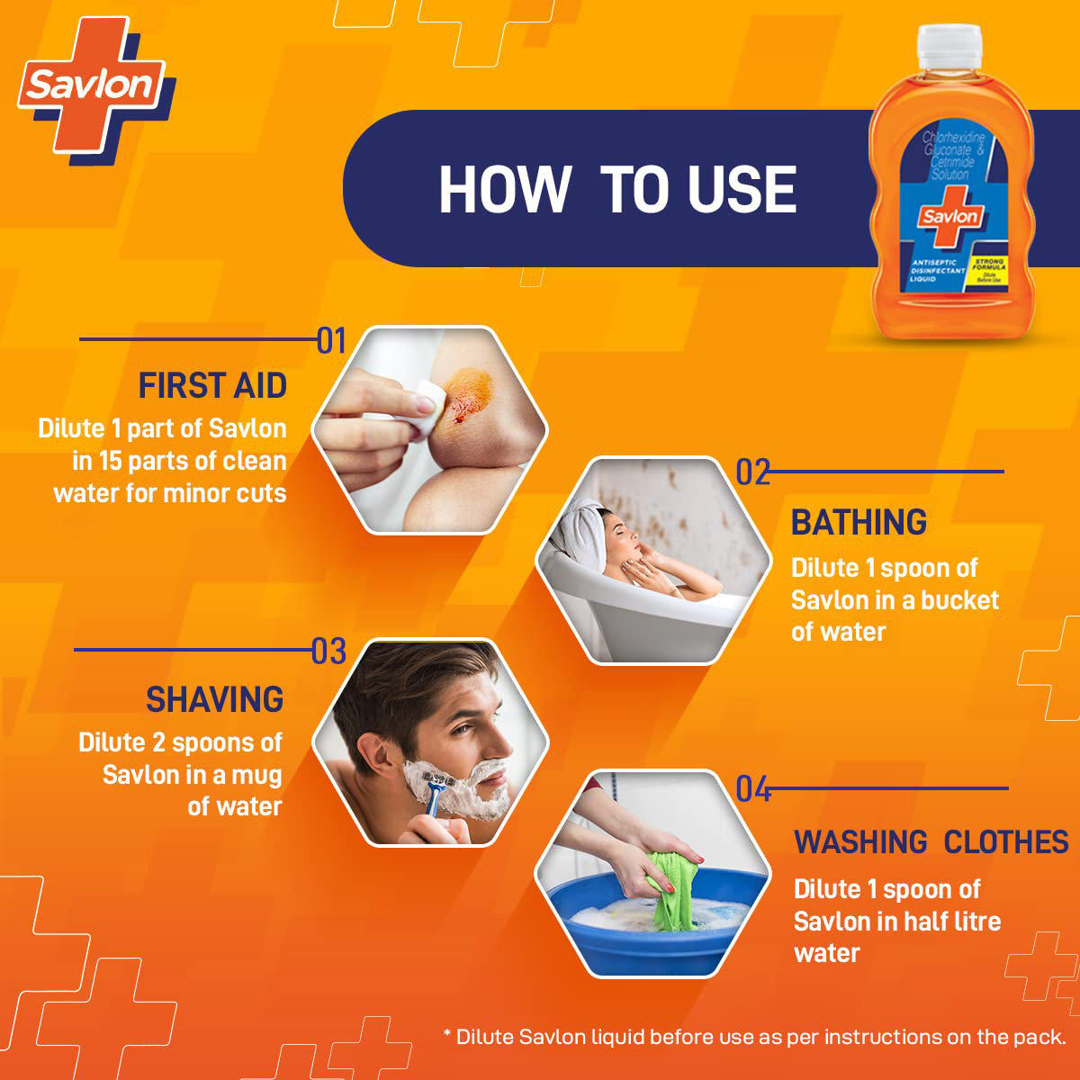 Savlon Antiseptic Disinfectant Liquid, 1 Litre, Pack of 1 Savlon Antiseptic Disinfectant Liquid, 1 Litre, Pack of 1