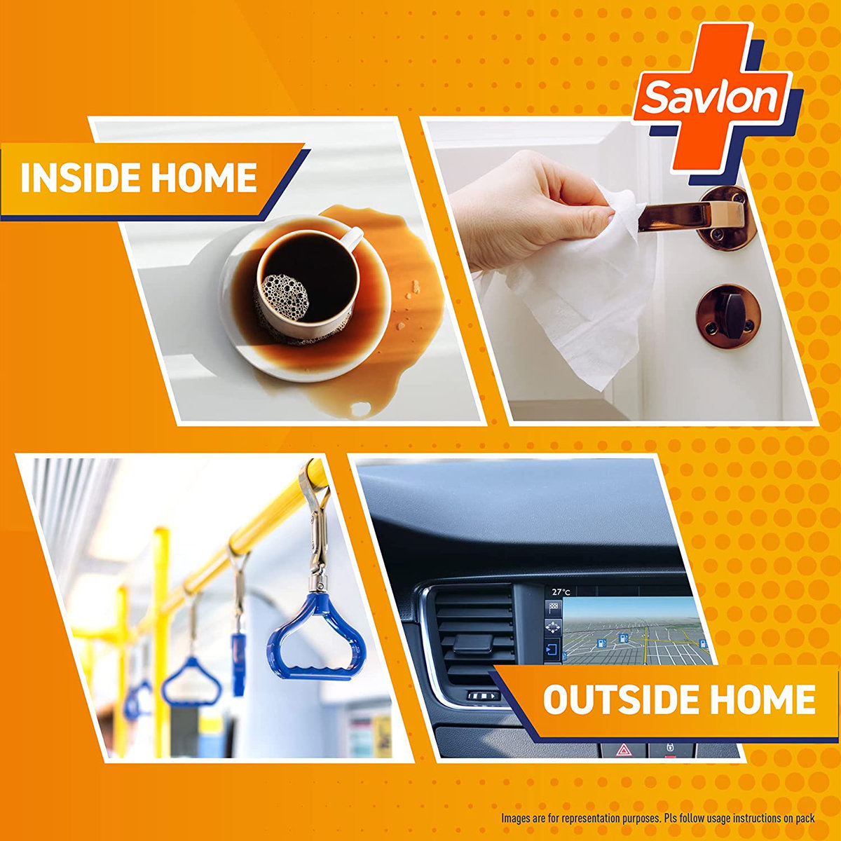 Savlon Germ Protection Wipes, 10 Count, Pack of 1 Savlon Germ Protection Wipes, 10 Count, Pack of 1