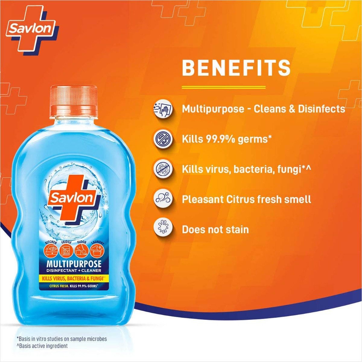 Savlon Multi Purpose Disinfectant Liquid, 500 ml, Pack of 1 Savlon Multi Purpose Disinfectant Liquid, 500 ml, Pack of 1