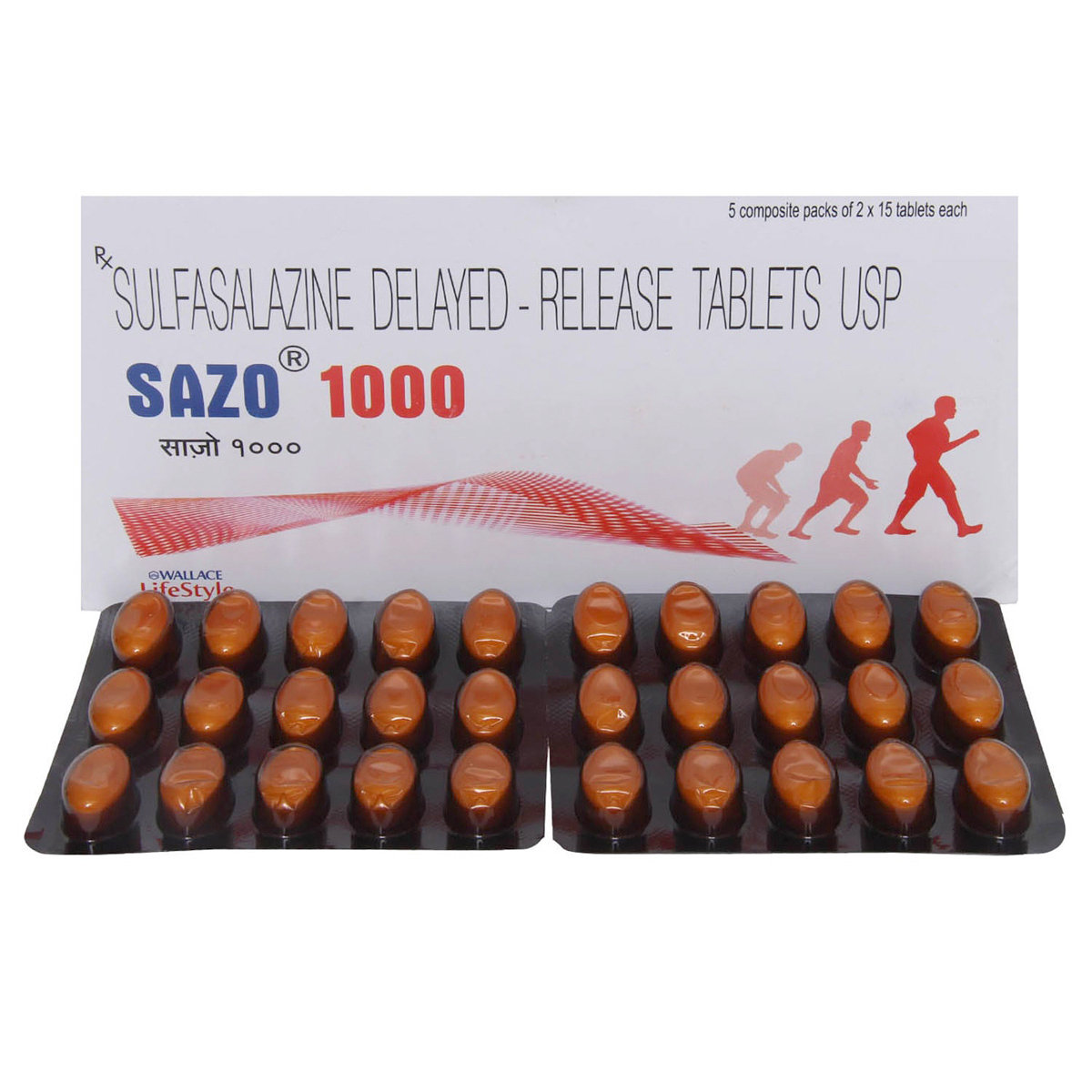 Sazo 1000 Tablet 15's, Pack of 15 TABLETS Sazo 1000 Tablet 15's, Pack of 15 TABLETS