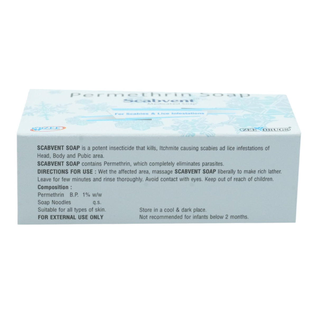 Scabvent Soap 75 gm, Pack of 1 Scabvent Soap 75 gm, Pack of 1