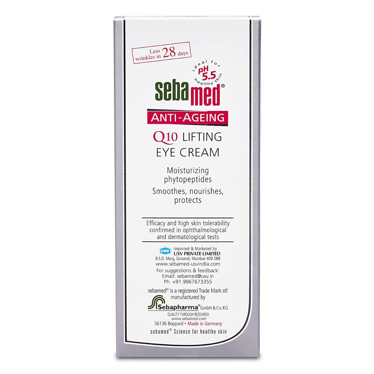 Sebamed Anti-Ageing Q10 Eye Lifting Cream, 15 ml, Pack of 1 Sebamed Anti-Ageing Q10 Eye Lifting Cream, 15 ml, Pack of 1