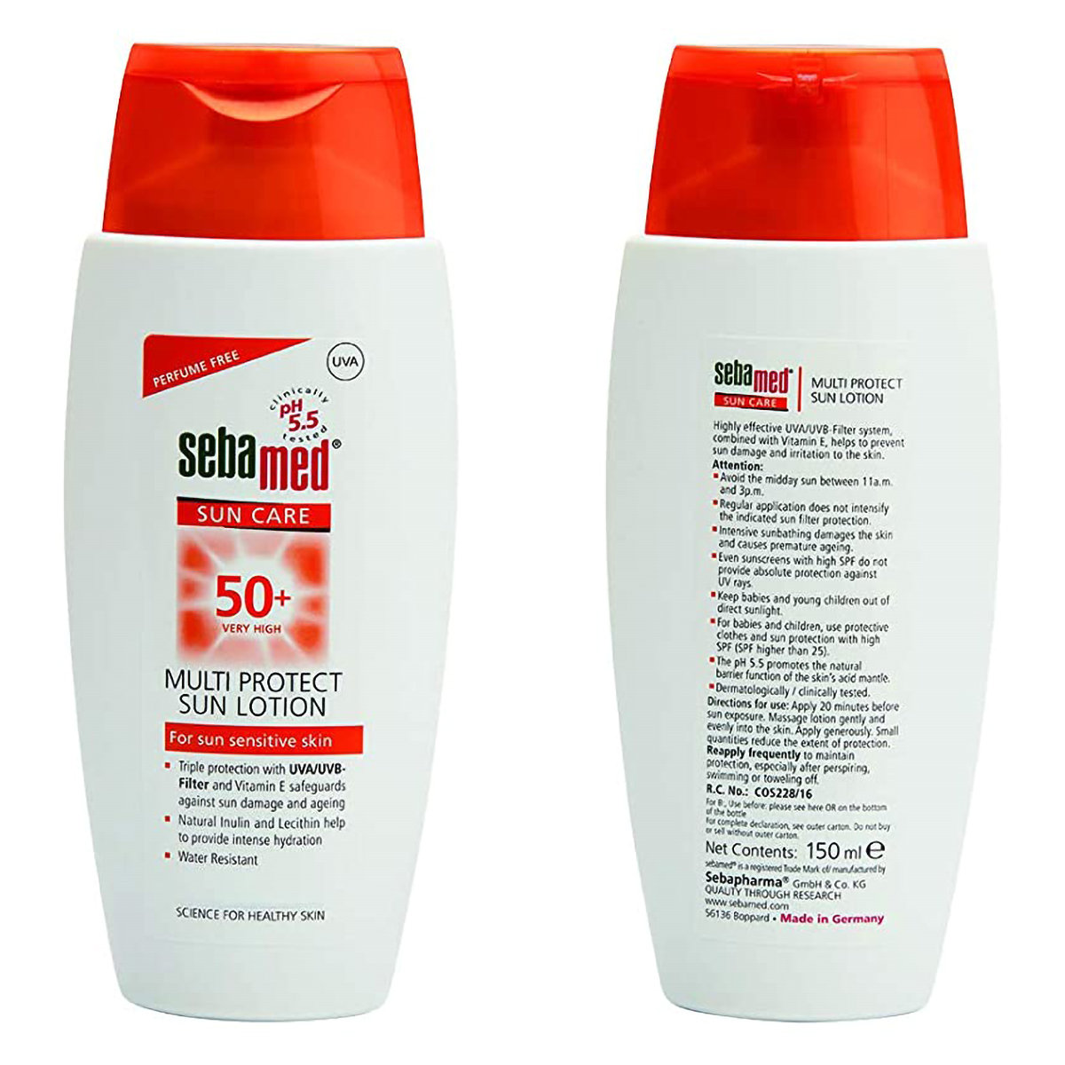 Sebamed Multi Protect SPF 50+ Sun Lotion, 150 ml, Pack of 1 Sebamed Multi Protect SPF 50+ Sun Lotion, 150 ml, Pack of 1