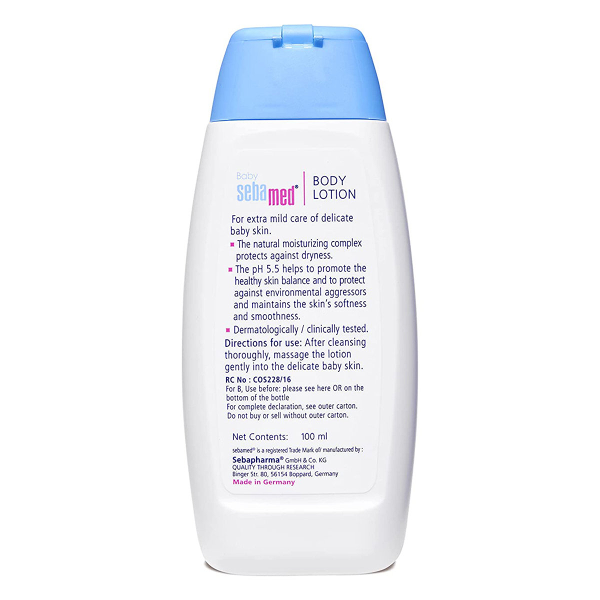 Sebamed Baby Body Lotion, 100 ml, Pack of 1 Sebamed Baby Body Lotion, 100 ml, Pack of 1