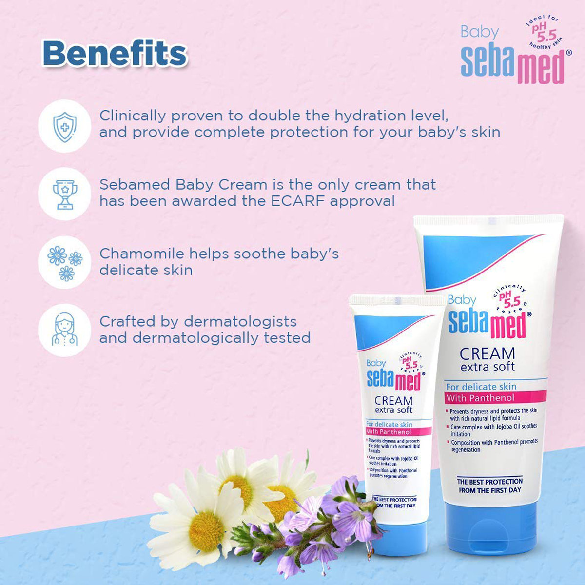 Sebamed Extra Soft Baby Cream, 50 ml, Pack of 1 Sebamed Extra Soft Baby Cream, 50 ml, Pack of 1