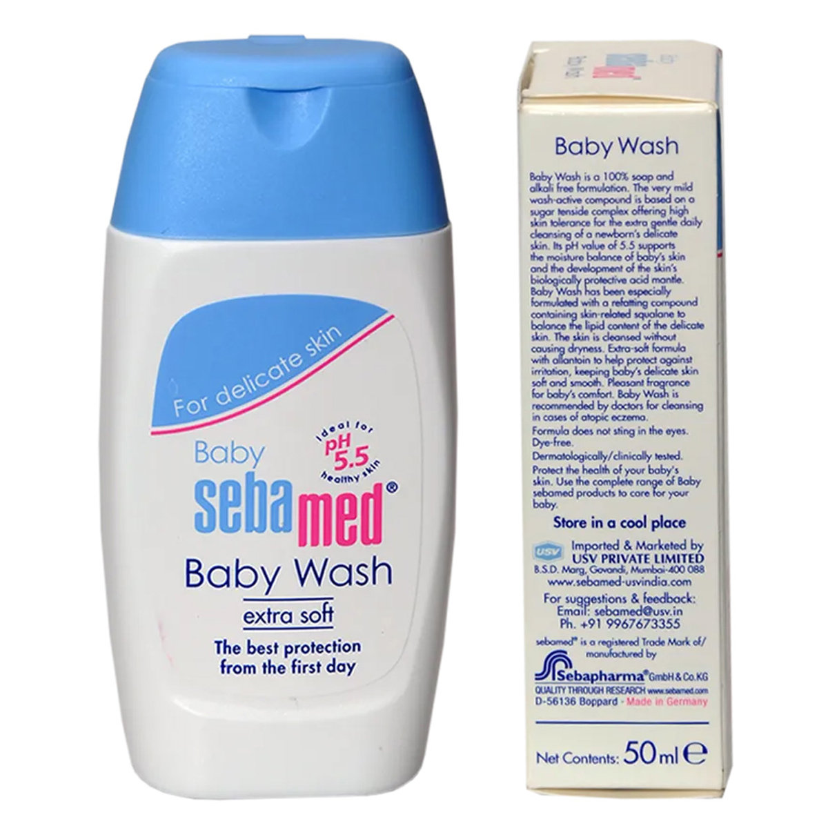 Sebamed Extra Soft Baby Wash, 50 ml, Pack of 1 Sebamed Extra Soft Baby Wash, 50 ml, Pack of 1
