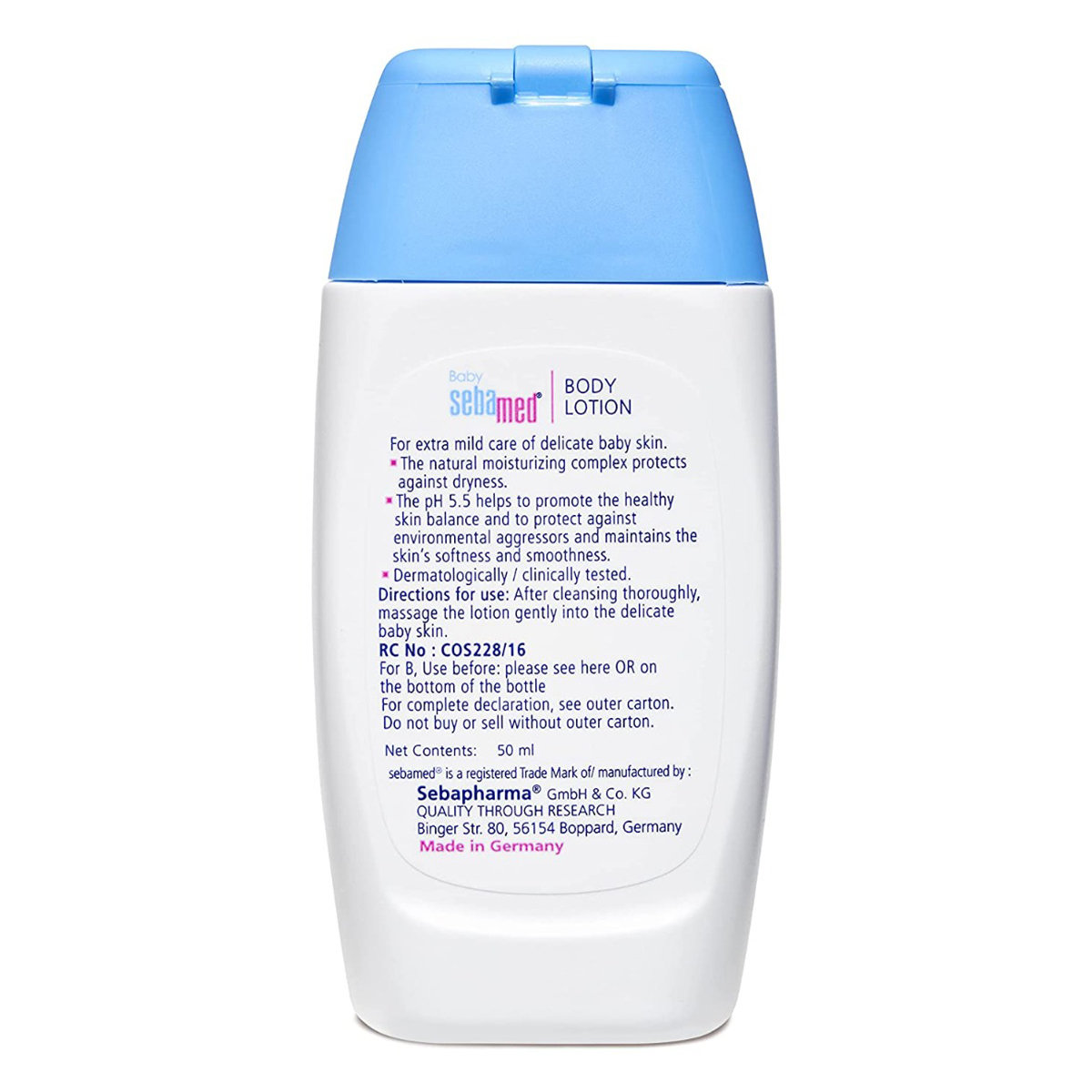 Sebamed Baby Body Lotion, 50 ml, Pack of 1 Sebamed Baby Body Lotion, 50 ml, Pack of 1