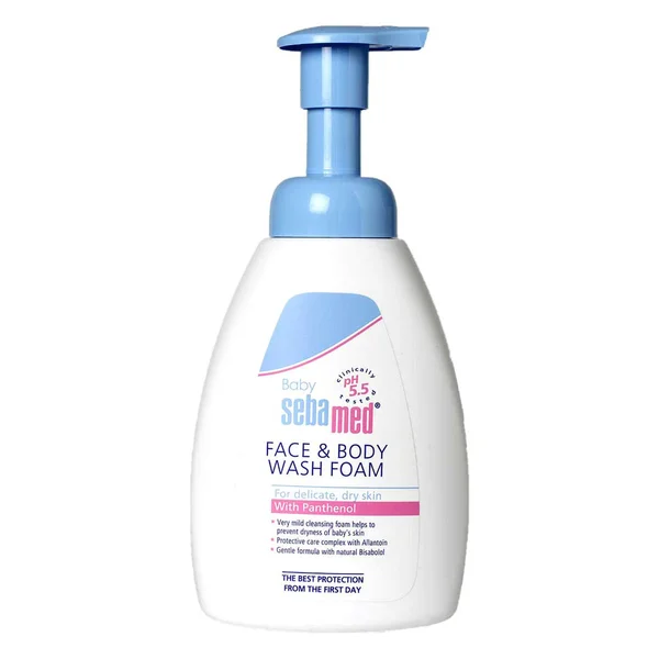 Sebamed Baby Face &amp; Body Wash Foam, 400 ml, Pack of 1