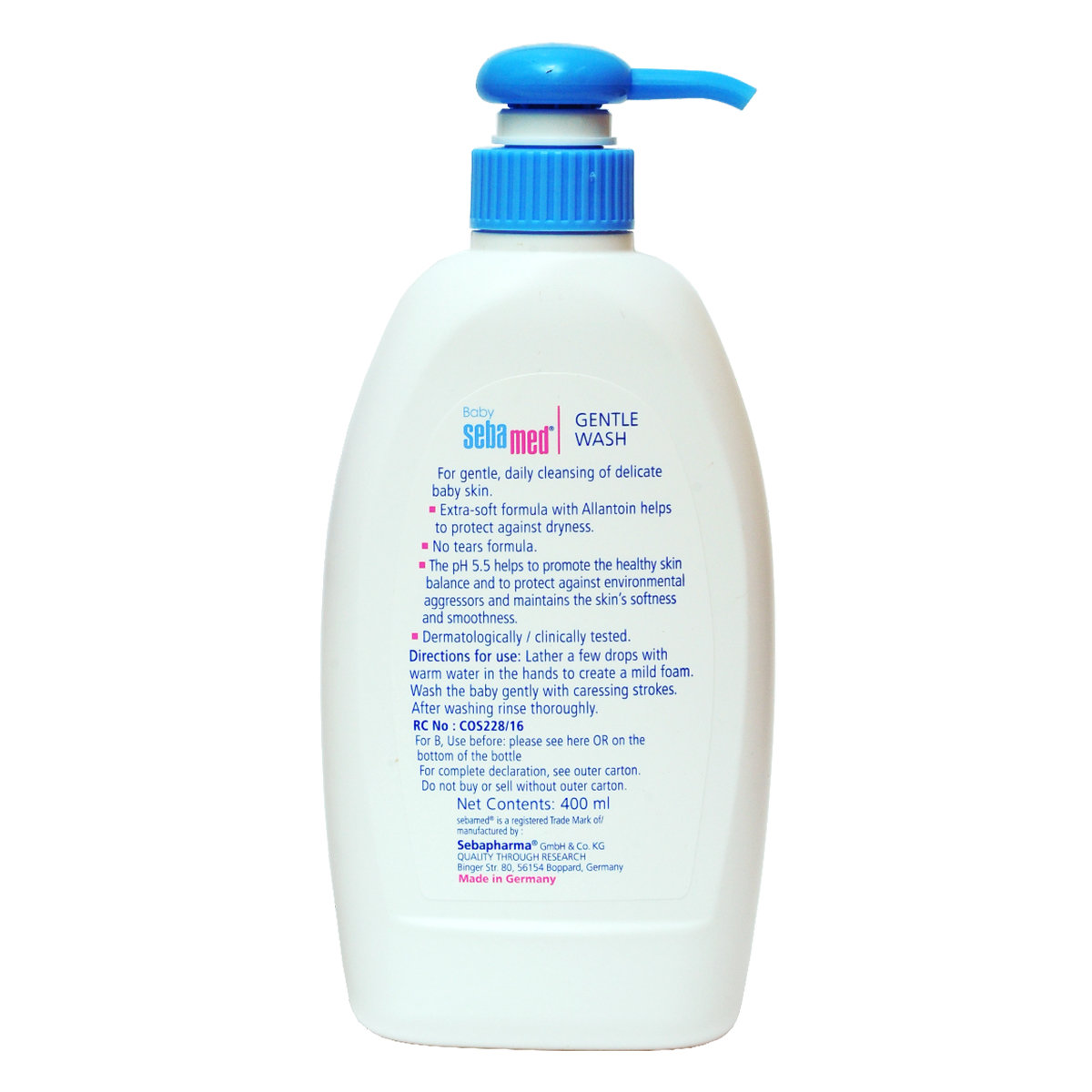 Sebamed Baby Gentle Wash, 400 ml, Pack of 1 Sebamed Baby Gentle Wash, 400 ml, Pack of 1