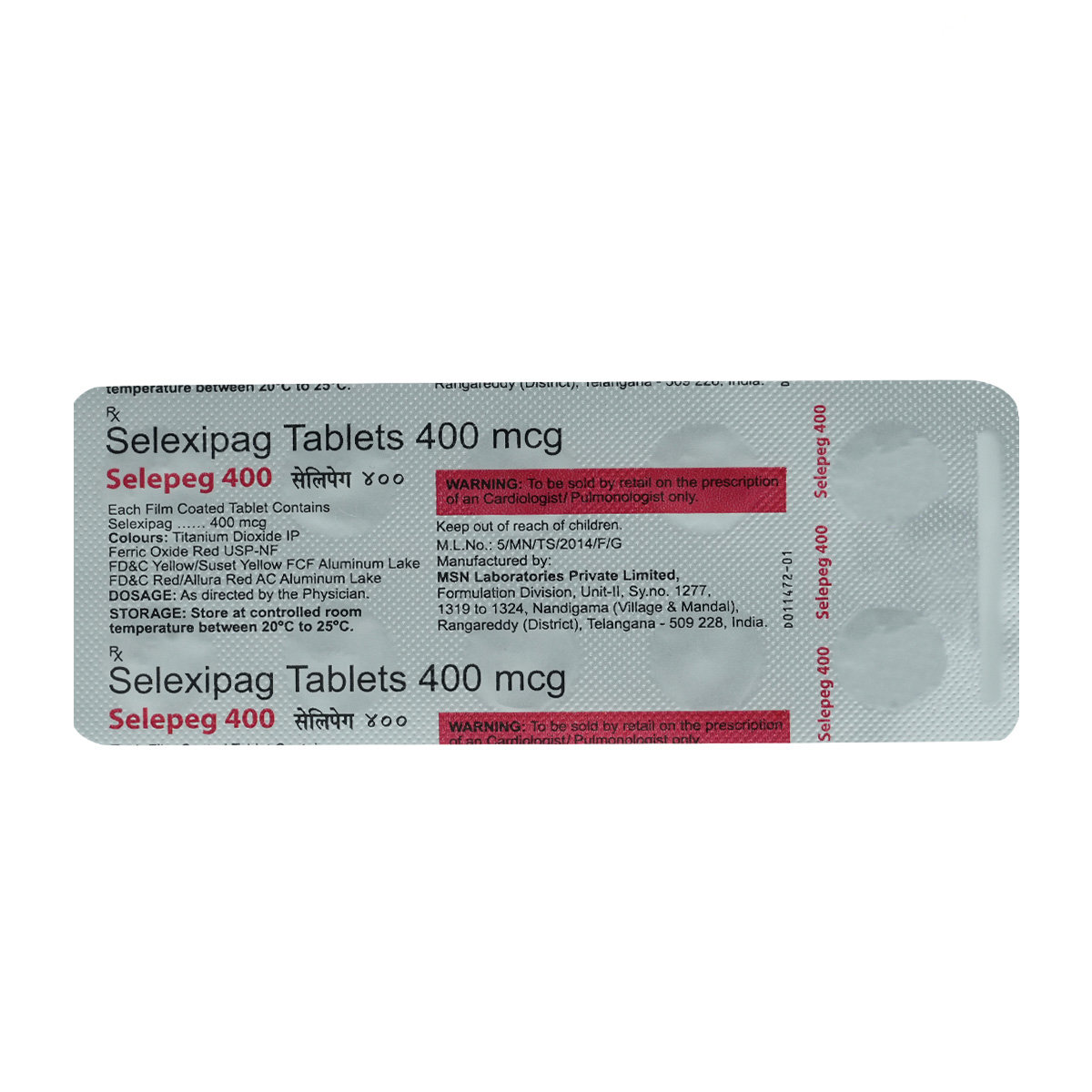 Selepeg 400 Tablet 10's, Pack of 10 TABLETS Selepeg 400 Tablet 10's, Pack of 10 TABLETS