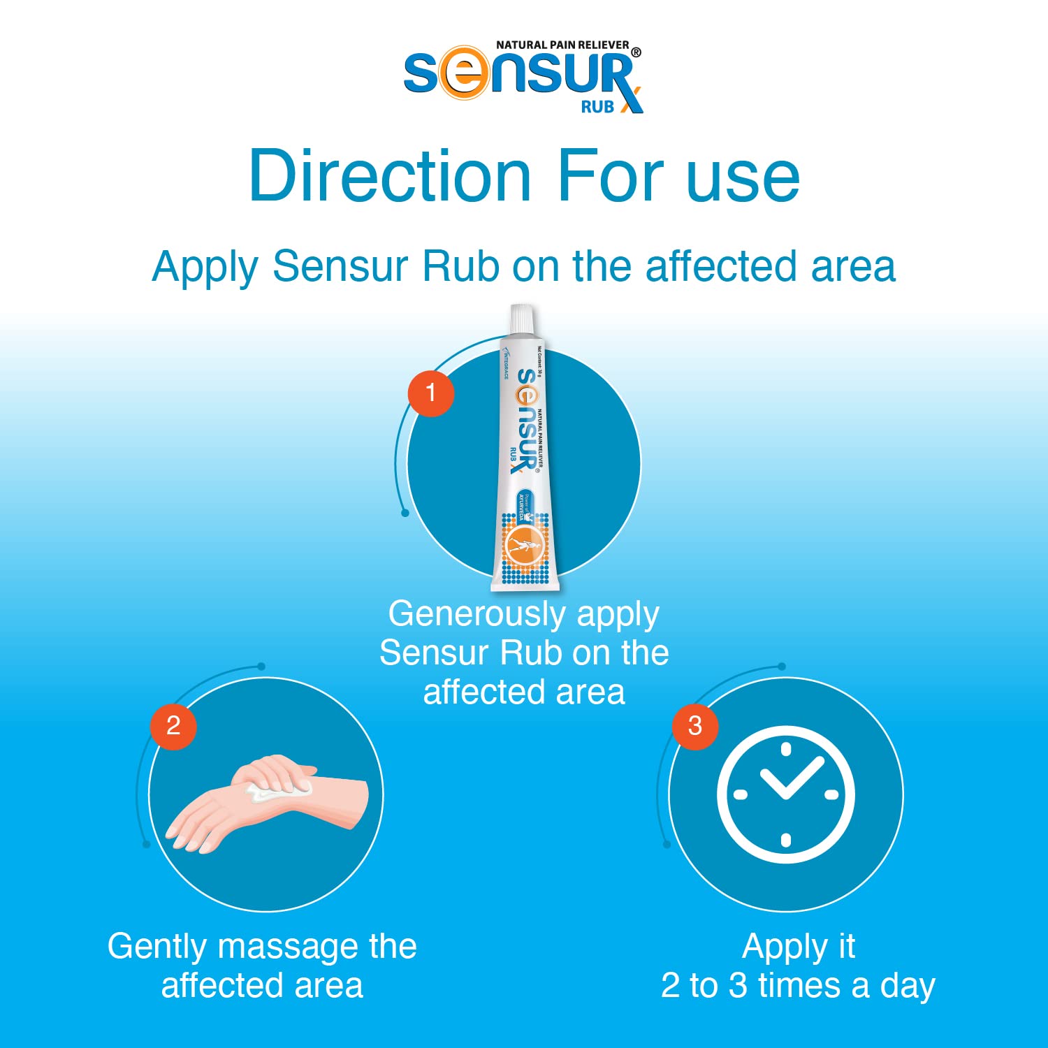 Sensur Rub, 30 gm, Pack of 1 Sensur Rub, 30 gm, Pack of 1