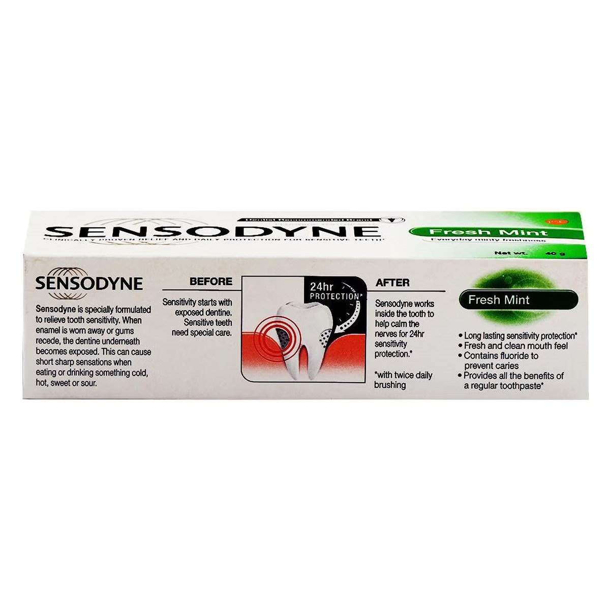 Sensodyne Fresh Mint Toothpaste, 40 gm, Pack of 1 Sensodyne Fresh Mint Toothpaste, 40 gm, Pack of 1
