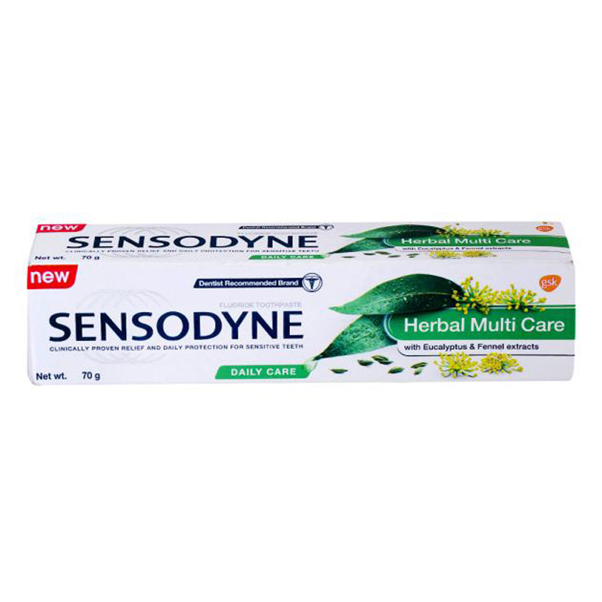 Sensodyne Herbal Multi Care Sensitive Teeth Toothpaste, 70 gm, Pack of 1 Sensodyne Herbal Multi Care Sensitive Teeth Toothpaste, 70 gm, Pack of 1