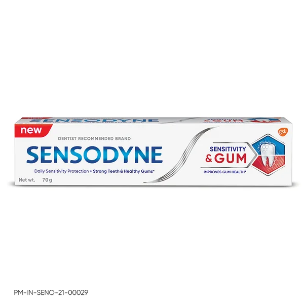 Sensodyne Sensitivity &amp; Gum Toothpaste, 70 gm, Pack of 1