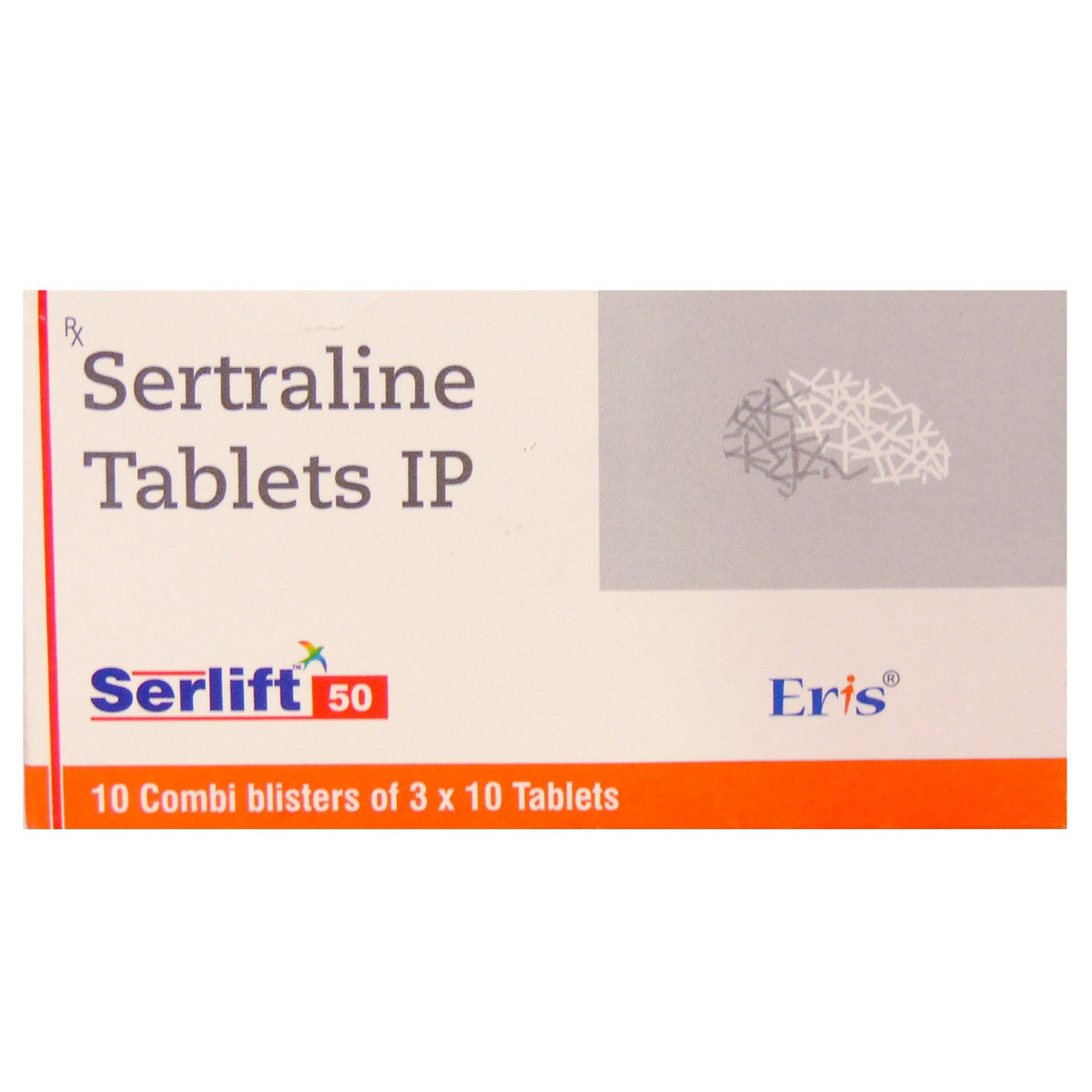 Serlift 50 Tablet 10's, Pack of 10 TABLETS Serlift 50 Tablet 10's, Pack of 10 TABLETS
