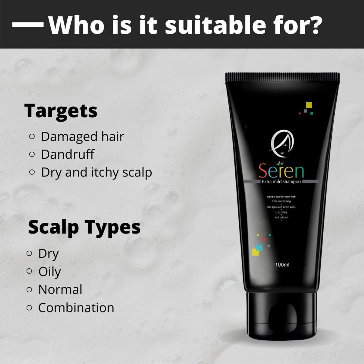 Seren Extra Mild Shampoo, 100 ml, Pack of 1 Seren Extra Mild Shampoo, 100 ml, Pack of 1