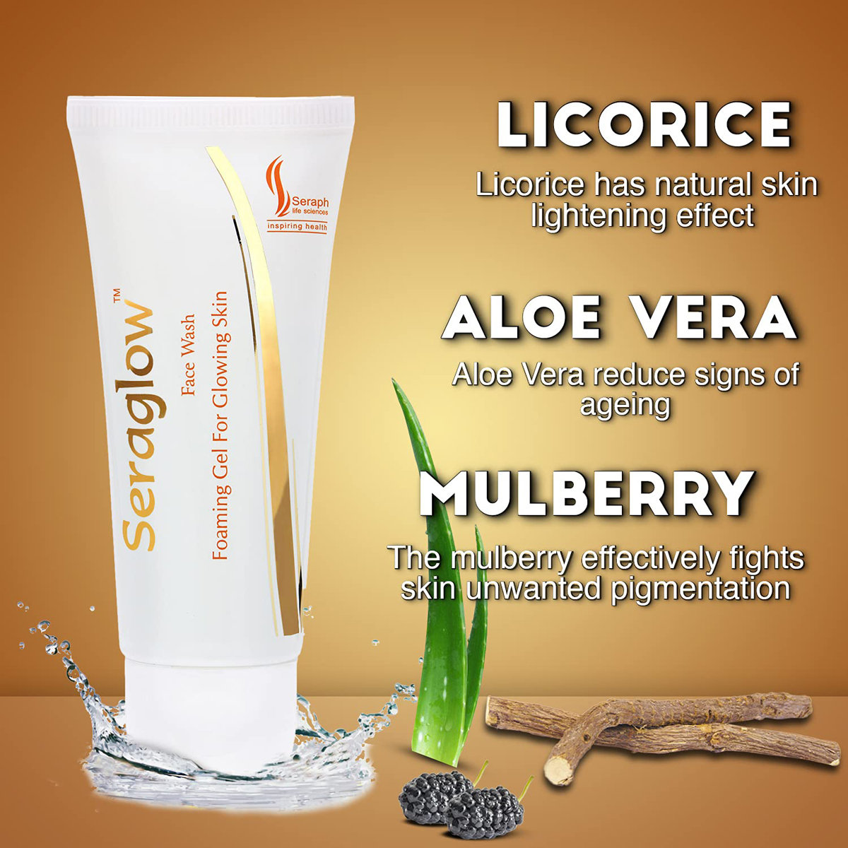 Seraglow Face Wash 60 ml, Pack of 1 Seraglow Face Wash 60 ml, Pack of 1