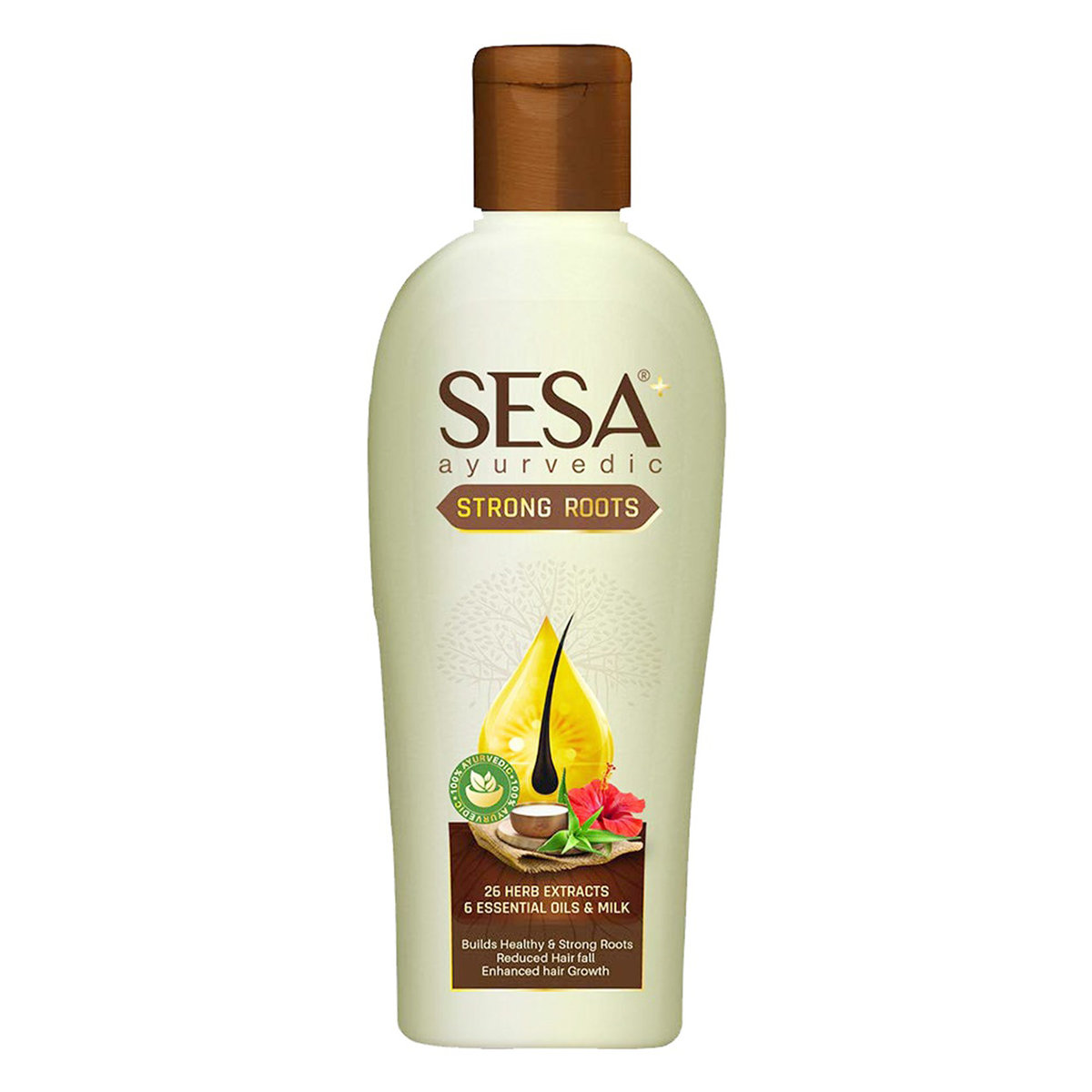 Sesa Ayurvedic Strong Roots Herbal Hair Oil, 110 ml, Pack of 1 Sesa Ayurvedic Strong Roots Herbal Hair Oil, 110 ml, Pack of 1