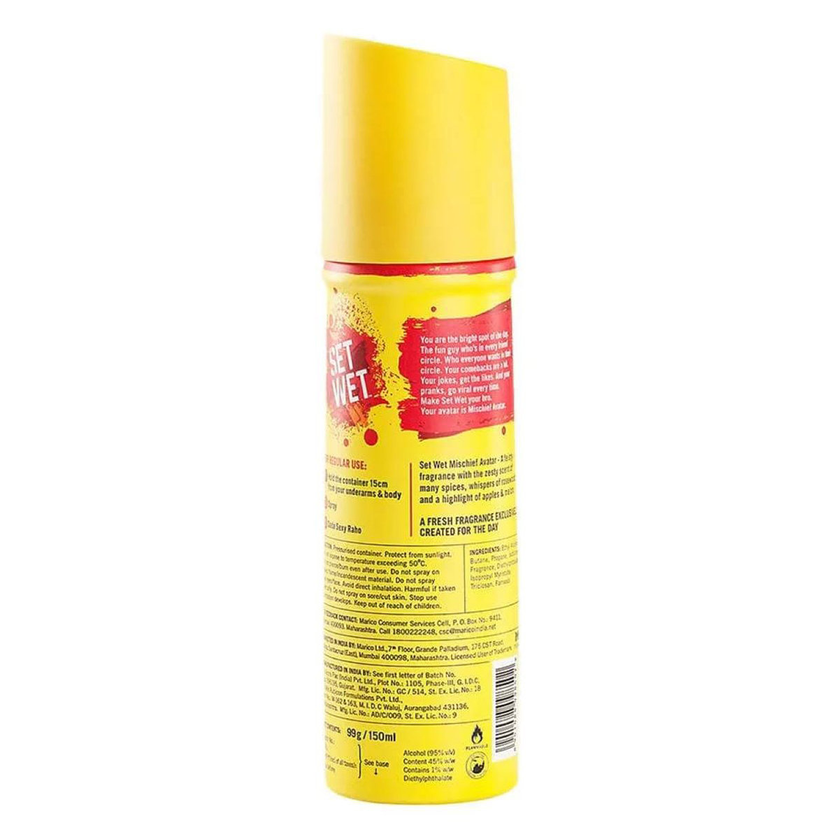 Set Wet Mischief Avatar Deodorant Body Spray, 150 ml, Pack of 1 Set Wet Mischief Avatar Deodorant Body Spray, 150 ml, Pack of 1