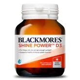 Blackmores Shine Power D3 for Bone Health, 90 Capsules, Pack of 1