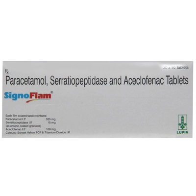 Signoflam Tablet 10's, Pack of 10 TABLETS