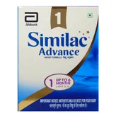 Similac Advance Infant Formula Stage 1 Powder (Up to 6 Months), 400 gm Refill Pack, Pack of 1