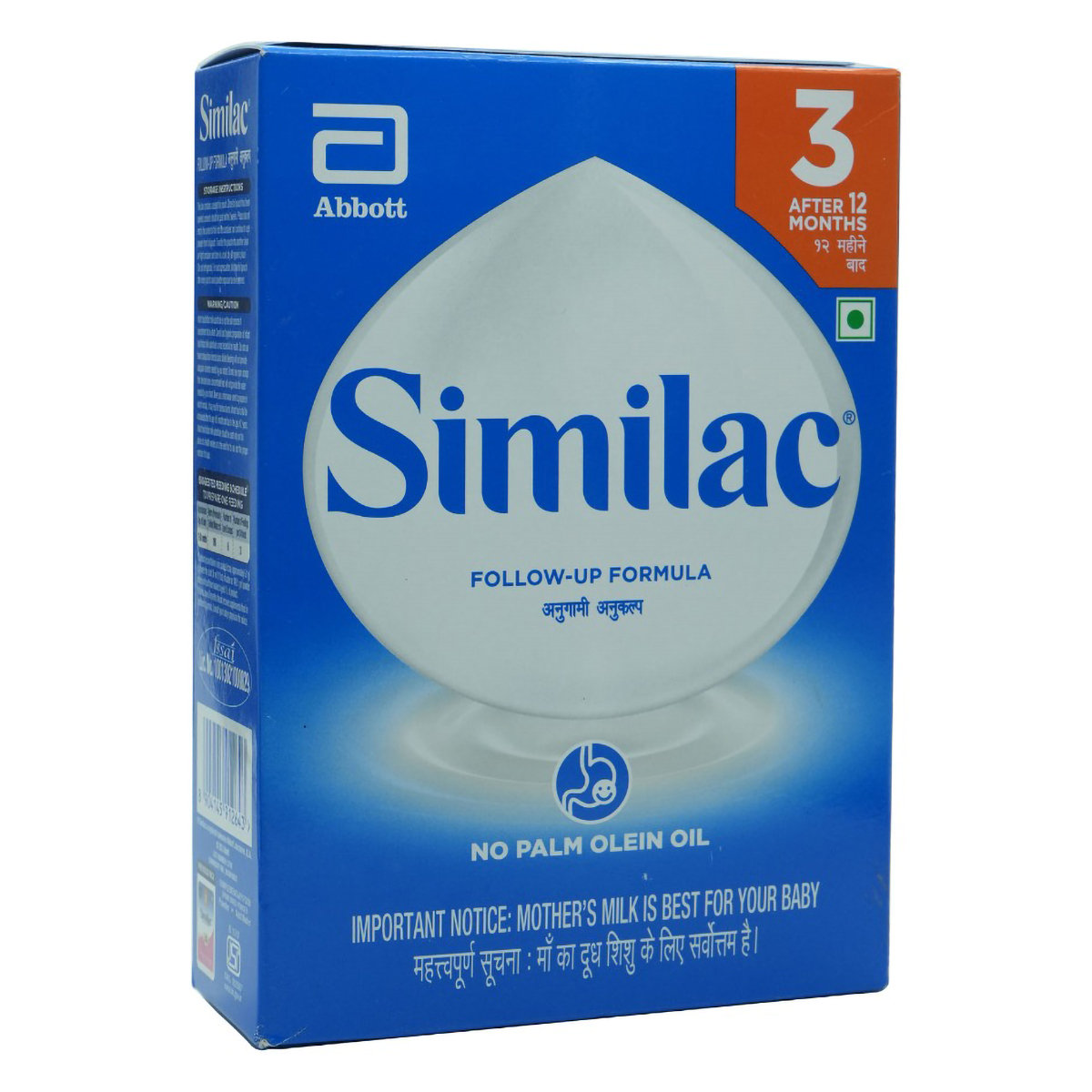 Similac Follow-Up Formula Stage 3 Powder (After 12 Months), 400 gm Refill Pack, Pack of 1 Similac Follow-Up Formula Stage 3 Powder (After 12 Months), 400 gm Refill Pack, Pack of 1