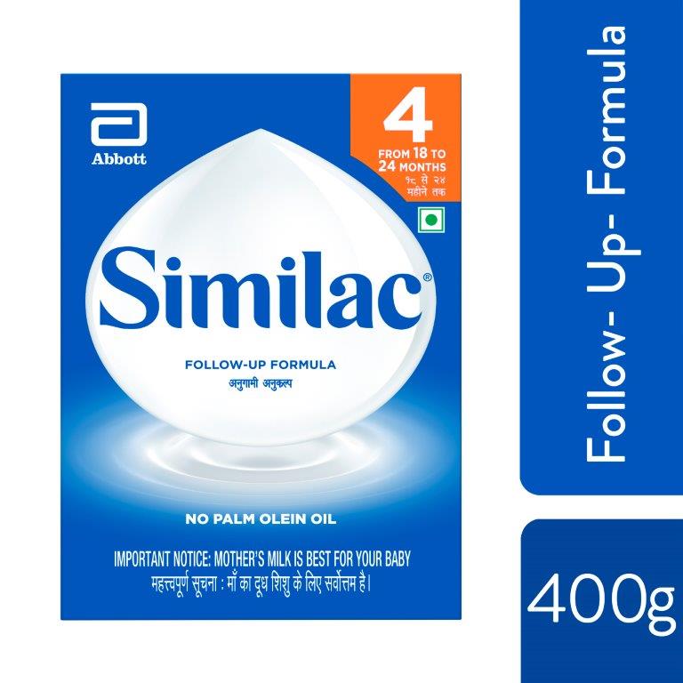 Similac Follow-Up Formula Stage 4 Powder (18 to 24 Months), 400 gm Refill Pack, Pack of 1 Similac Follow-Up Formula Stage 4 Powder (18 to 24 Months), 400 gm Refill Pack, Pack of 1