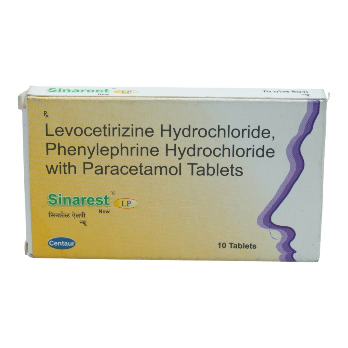 Sinarest LP New Tablet 10's, Pack of 10 TABLETS Sinarest LP New Tablet 10's, Pack of 10 TABLETS