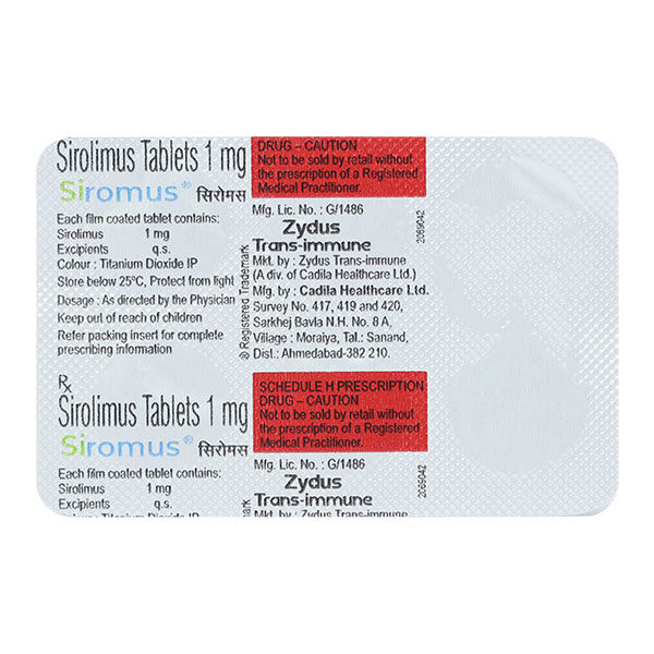 Buy Siromus Tablet 6's Online