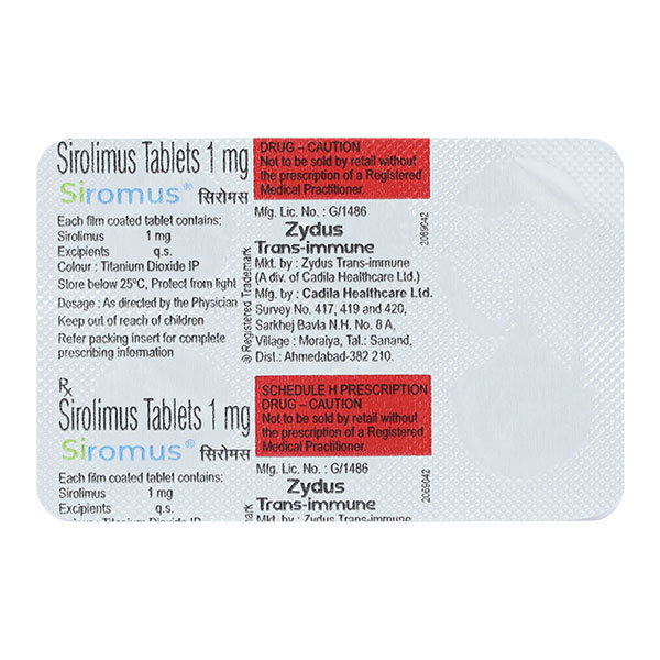 Siromus Tablet 6's, Pack of 6 TABLETS Siromus Tablet 6's, Pack of 6 TABLETS