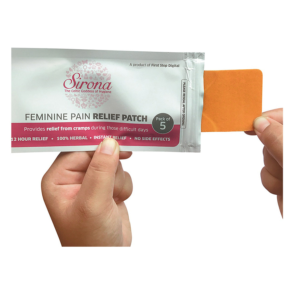 Sirona Feminine Pain Relief Patches, 5 Count, Pack of 1 Sirona Feminine Pain Relief Patches, 5 Count, Pack of 1