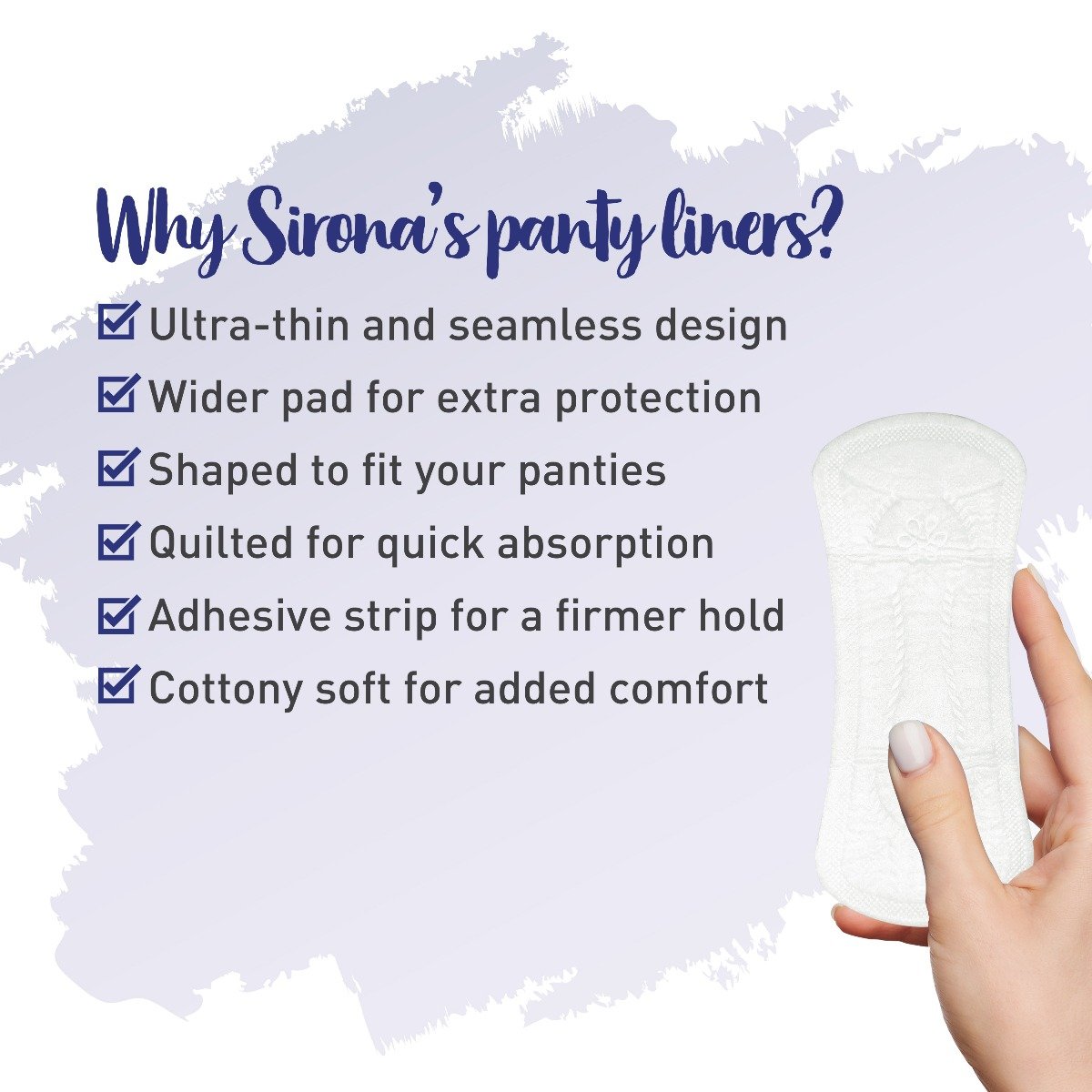 Sirona Dry Comfort Panty Liners Small, 60 Count, Pack of 1 Sirona Dry Comfort Panty Liners Small, 60 Count, Pack of 1
