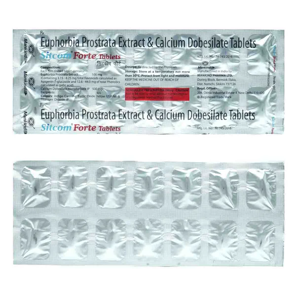 Sitcom Forte Tablet 14's, Pack of 14 TabletS