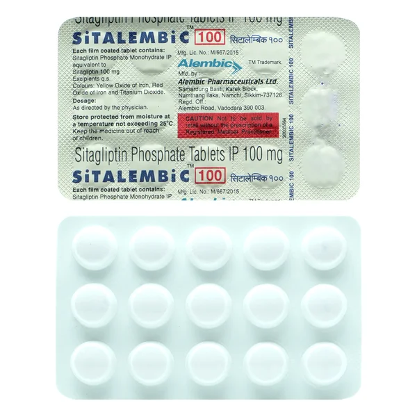 Sitalembic 100 Tablet 15's, Pack of 15 TabletS
