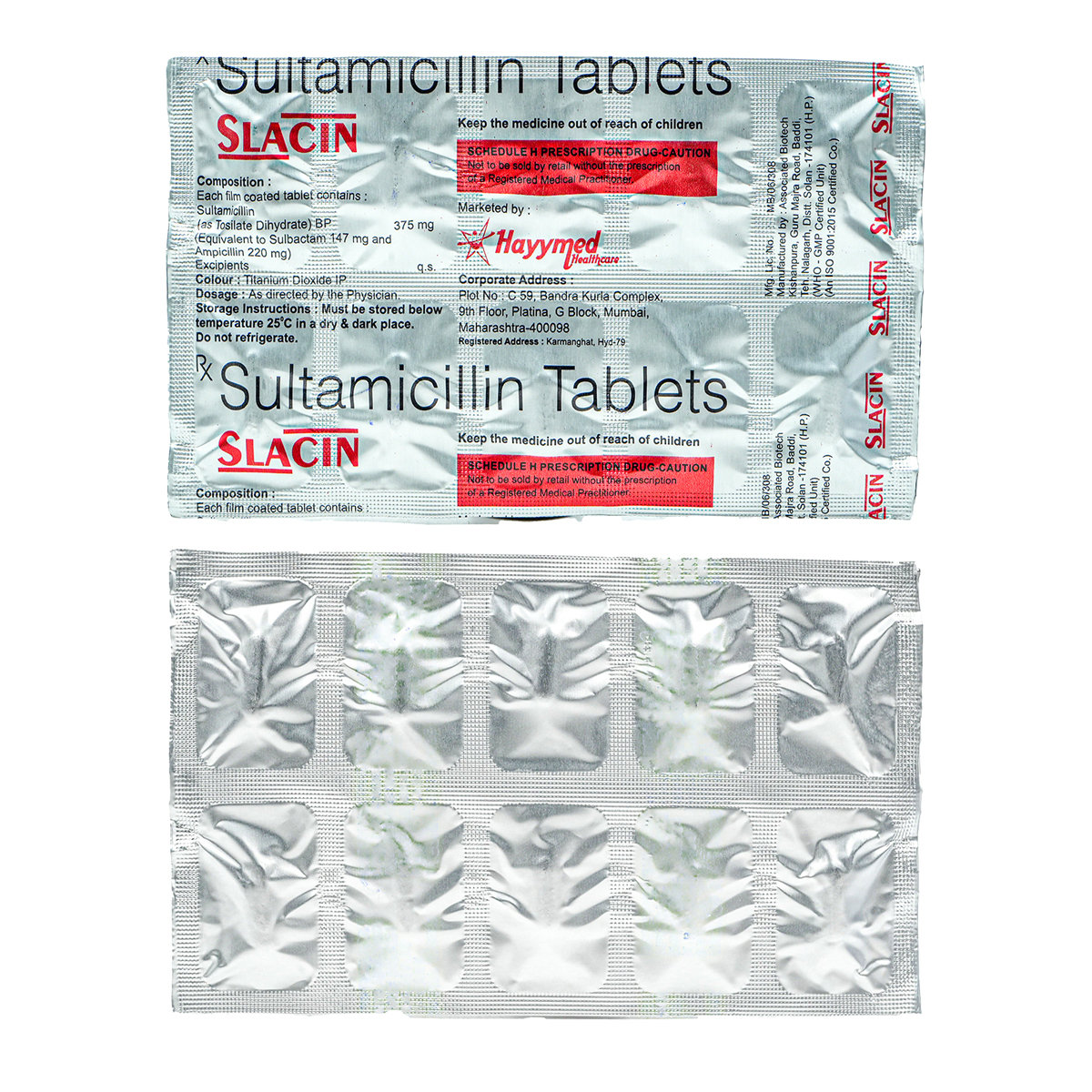 Slacin Tablet 10's, Pack of 10 TabletS Slacin Tablet 10's, Pack of 10 TabletS