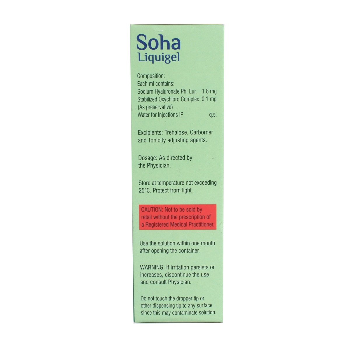 Soha Liquigel Eye Drops 10 ml, Pack of 1 EYE DROPS Soha Liquigel Eye Drops 10 ml, Pack of 1 EYE DROPS