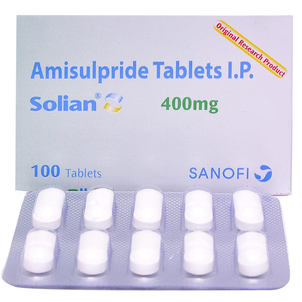 SOLIAN 400MG TABLET, Pack of 10 TABLETS SOLIAN 400MG TABLET, Pack of 10 TABLETS