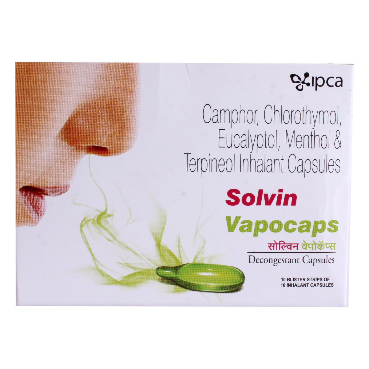 Solvin Vapicaps, 10 Capsules, Pack of 10 Solvin Vapicaps, 10 Capsules, Pack of 10