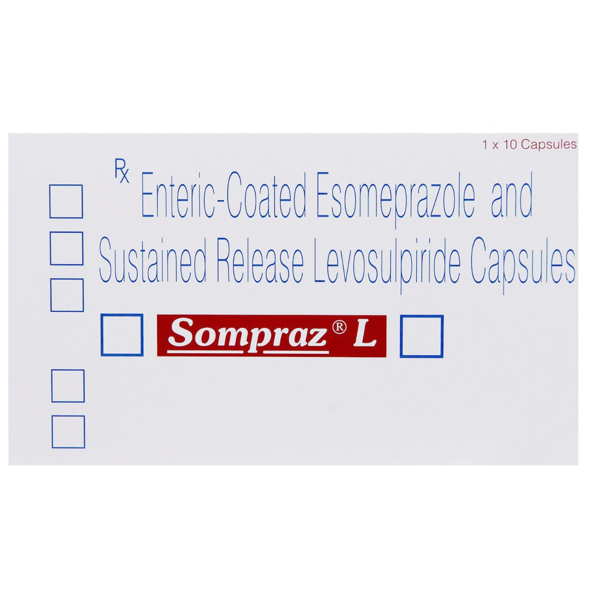 Sompraz L Capsule 10's, Pack of 10 CAPSULES Sompraz L Capsule 10's, Pack of 10 CAPSULES
