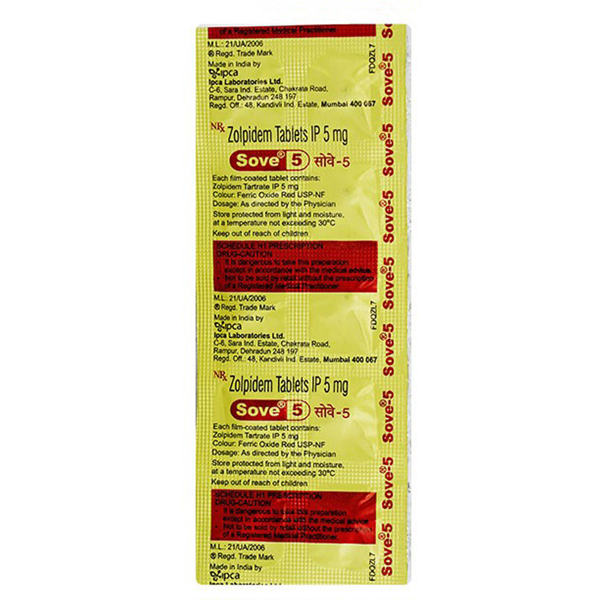 Sove-5 Tablet 15's , Pack of 15 TABLETS Sove-5 Tablet 15's , Pack of 15 TABLETS