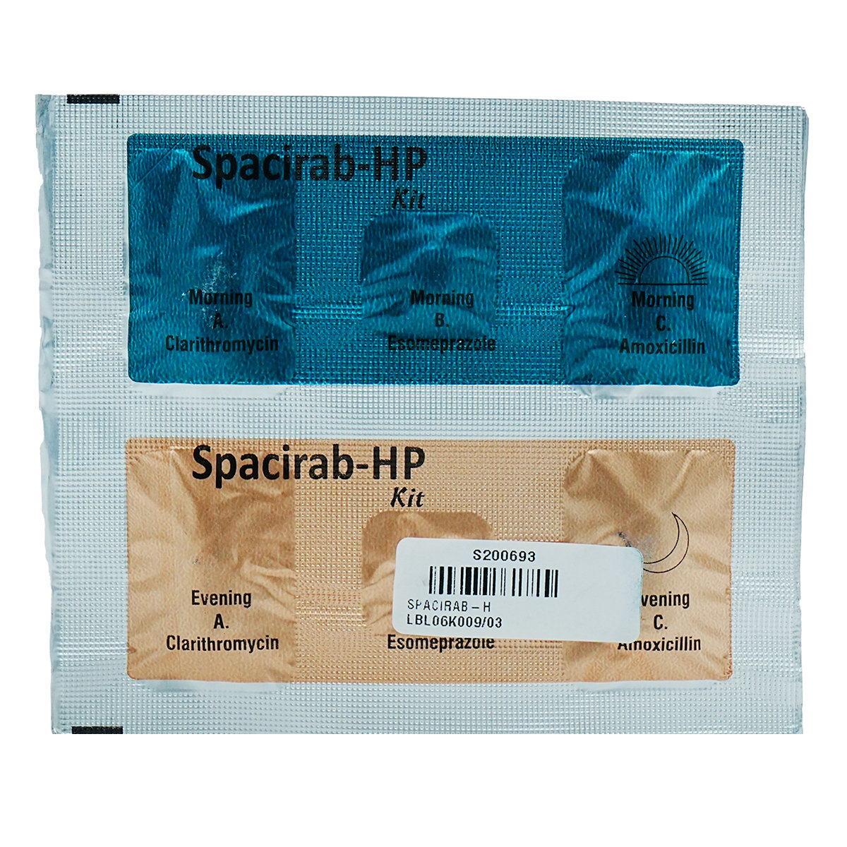 Spacirab-Hp Kit Tablet 1's, Pack of 1 KIT Spacirab-Hp Kit Tablet 1's, Pack of 1 KIT