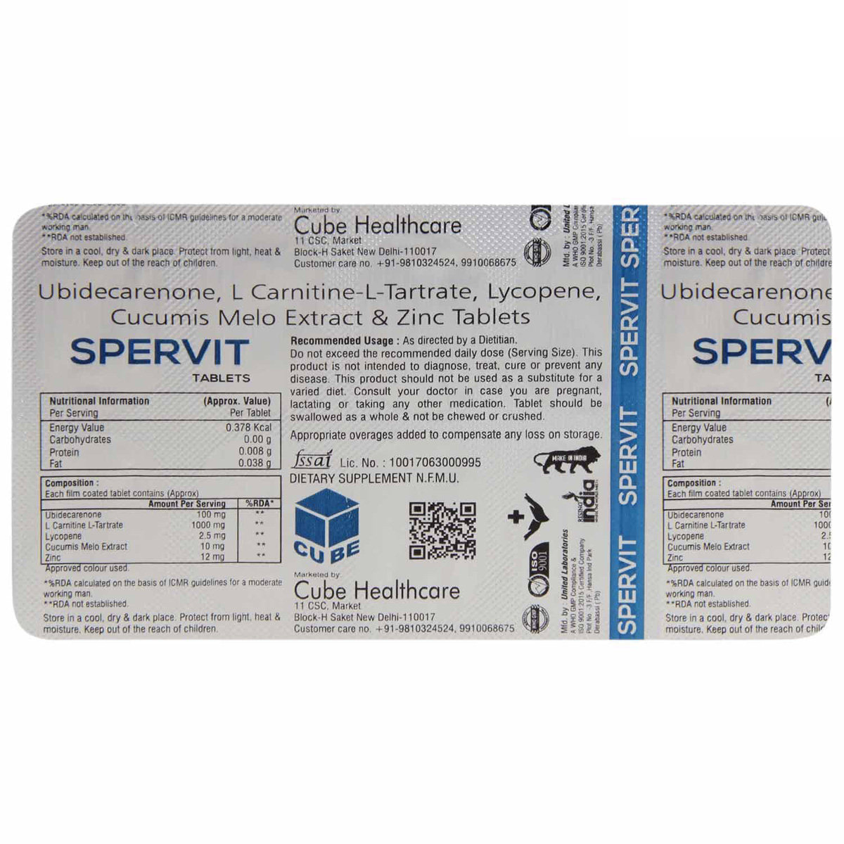Spervit Tablet 10's, Pack of 10 Spervit Tablet 10's, Pack of 10
