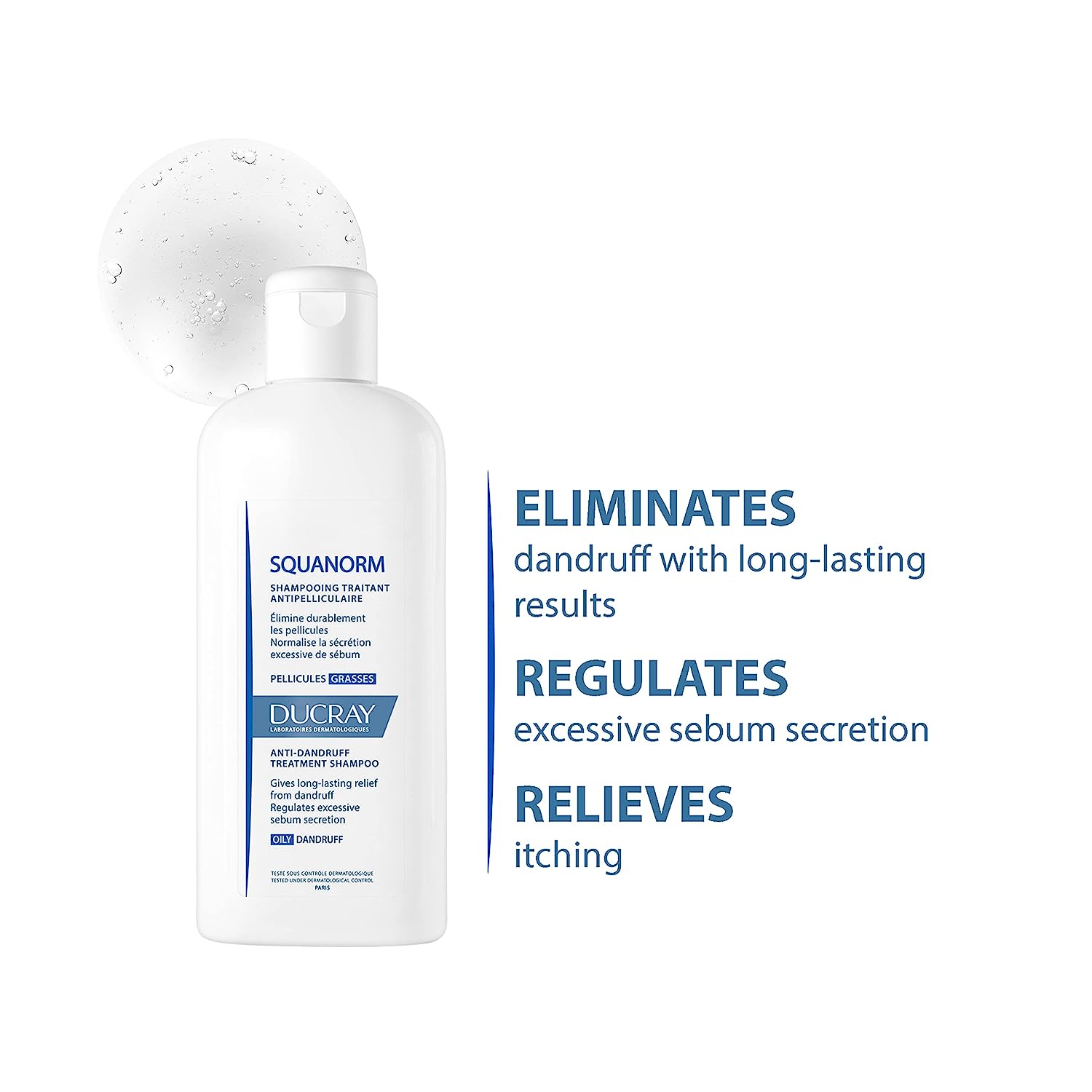 Ducray Squanorm Anti-Dandruff Shampoo, 200 ml, Pack of 1 Ducray Squanorm Anti-Dandruff Shampoo, 200 ml, Pack of 1