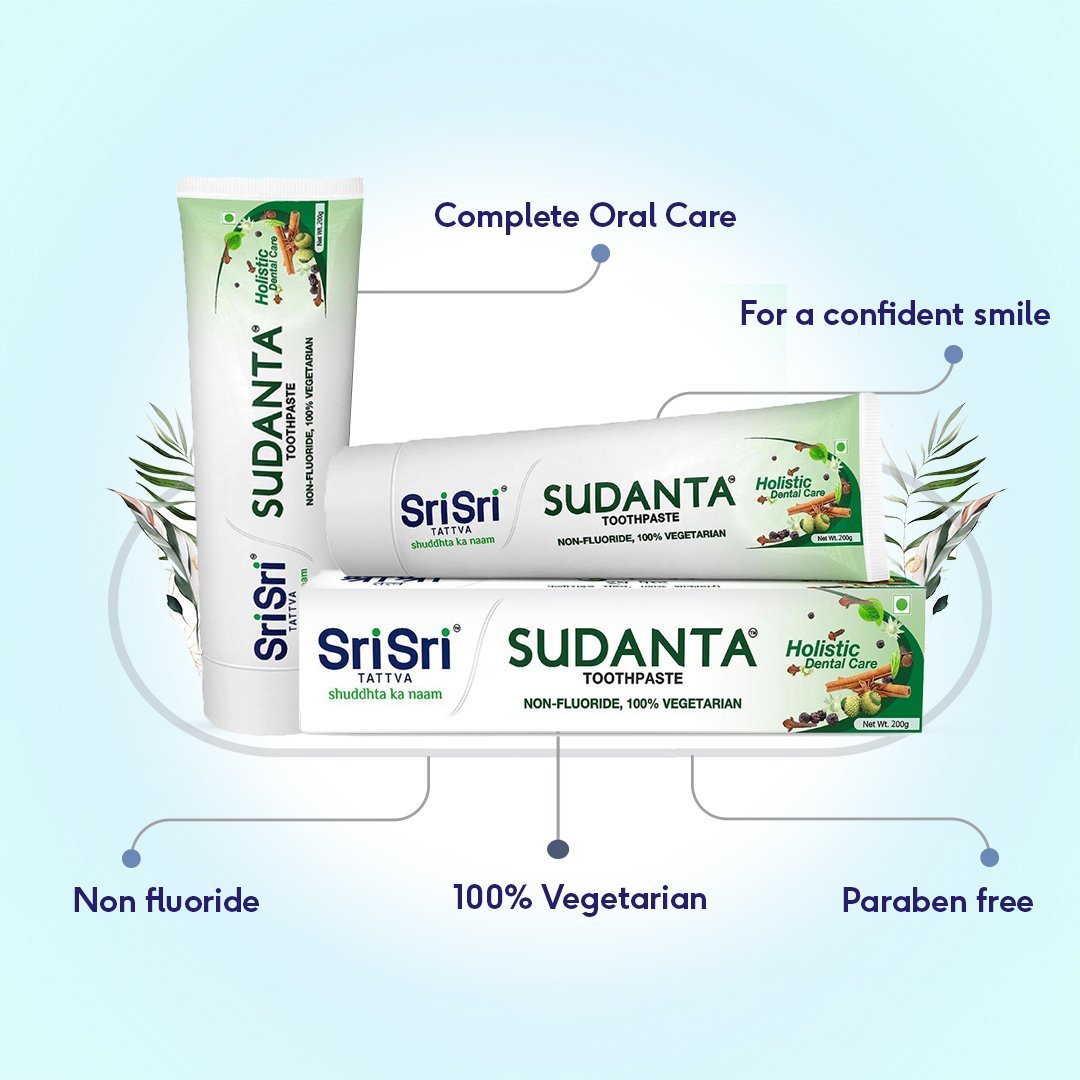 Sri Sri Tattva Sudanta Toothpaste, 200 gm, Pack of 1 Sri Sri Tattva Sudanta Toothpaste, 200 gm, Pack of 1