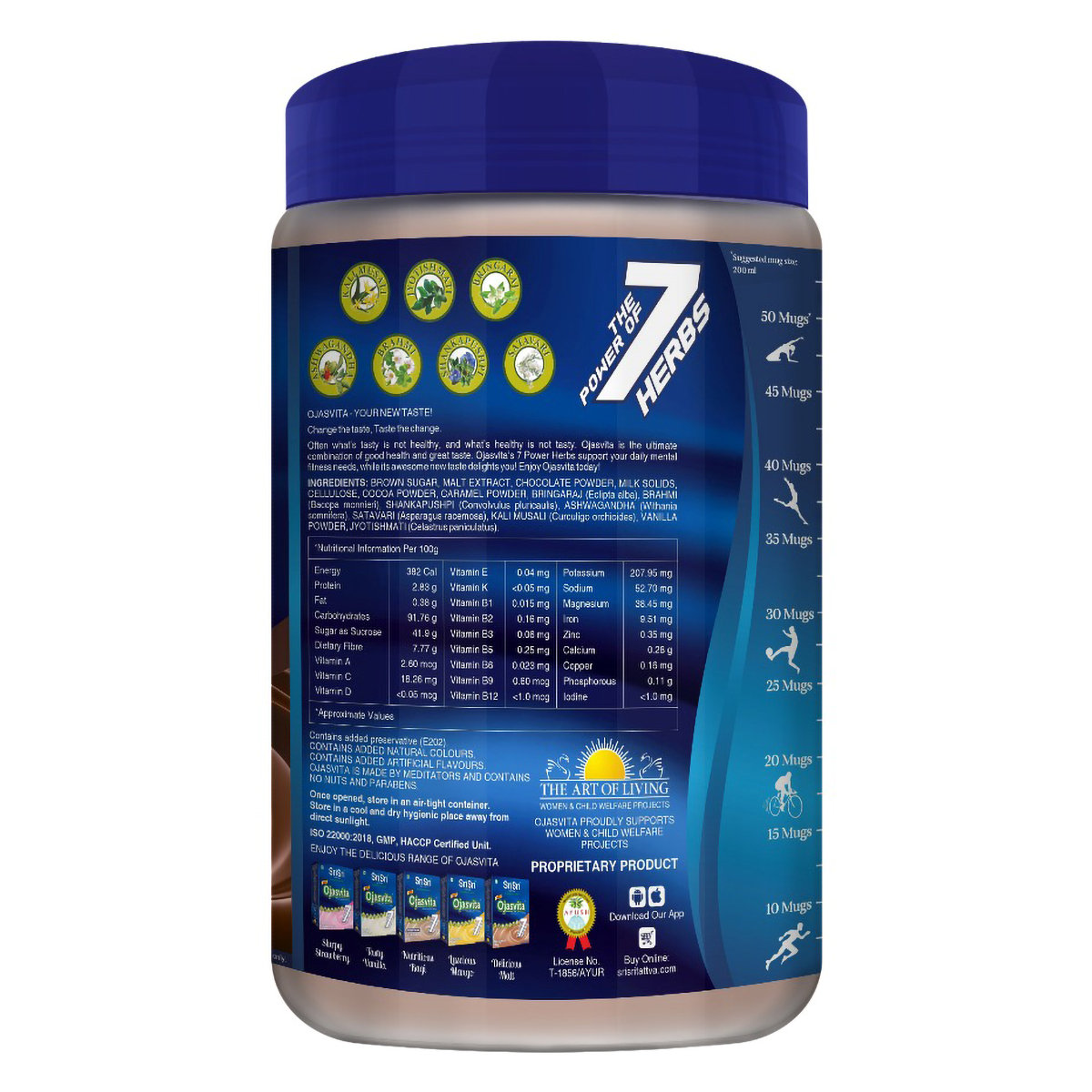 Sri Sri Tattva Ojasvita Chocolate Flavour, 1 kg, Pack of 1 Sri Sri Tattva Ojasvita Chocolate Flavour, 1 kg, Pack of 1