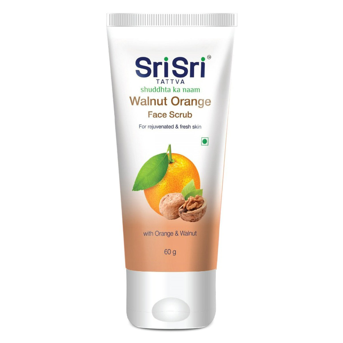 Sri Sri Tattva Walnut Orange Face Scrub 60 gm | With Orange & Walnut | Gently Exfoliates | For Rejuvenated & Fresh Skin, Pack of 1 Sri Sri Tattva Walnut Orange Face Scrub 60 gm | With Orange & Walnut | Gently Exfoliates | For Rejuvenated & Fresh Skin, Pack of 1