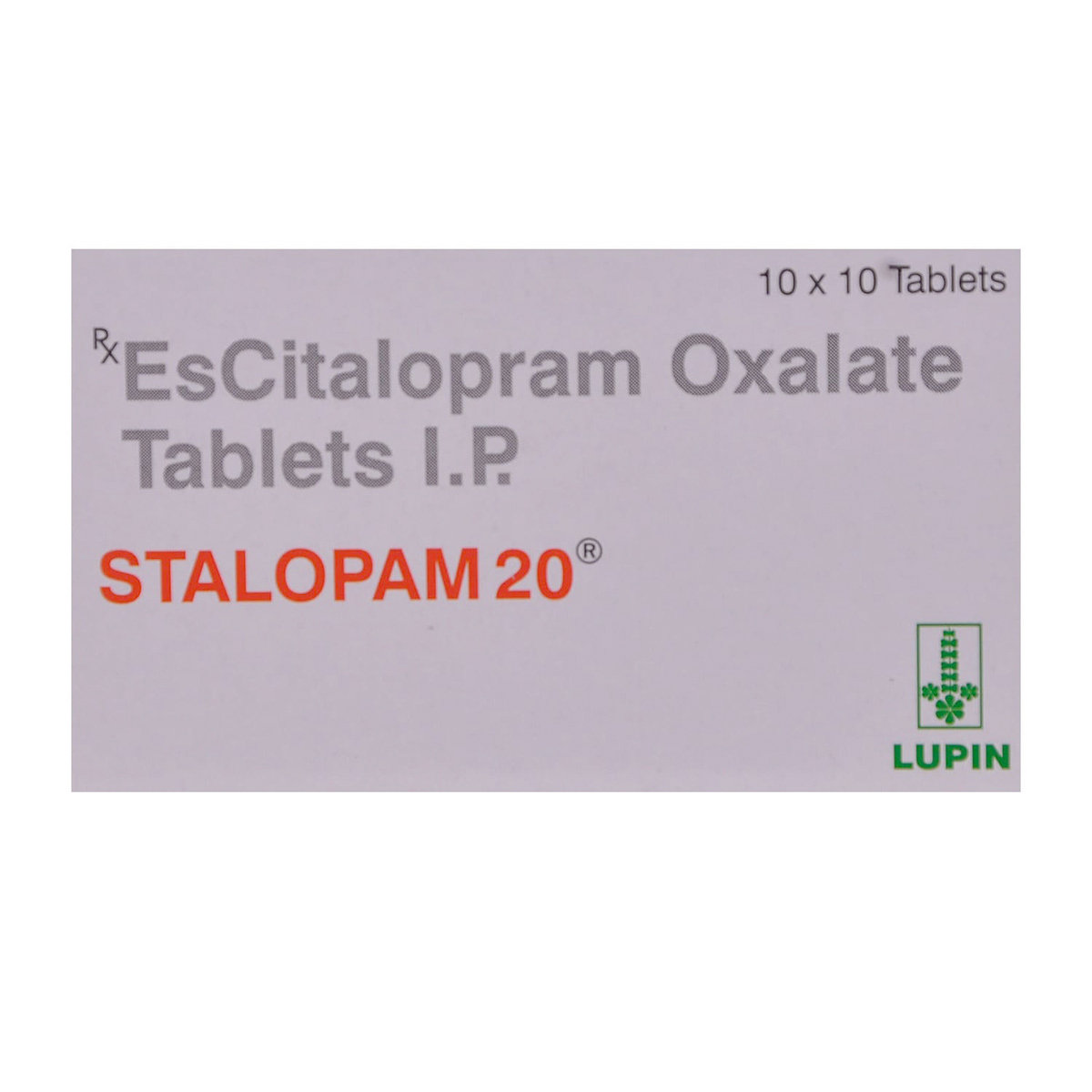 Stalopam 20 Tablet 10's, Pack of 10 TABLETS Stalopam 20 Tablet 10's, Pack of 10 TABLETS
