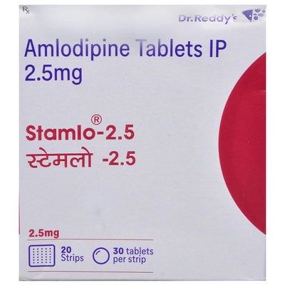 Stamlo-2.5 Tablet 30's, Pack of 30 TABLETS