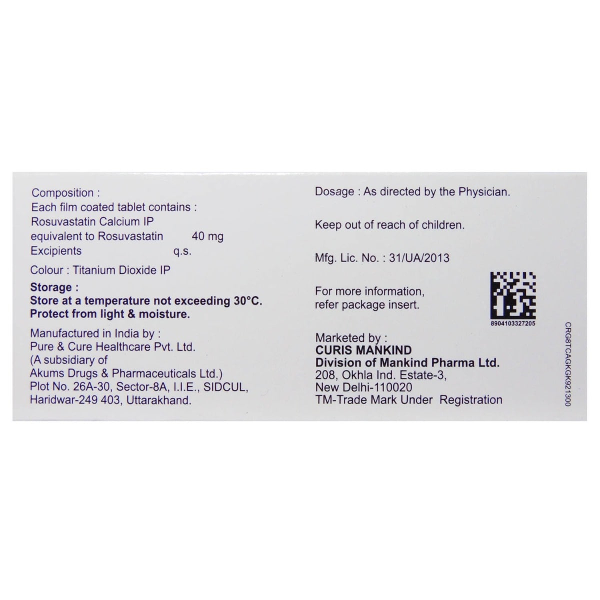 Statpure 40 Tablet 10's, Pack of 10 TABLETS Statpure 40 Tablet 10's, Pack of 10 TABLETS